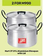 Hart J7 21L Aluminium Stewpan With Lid-For 2