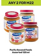 Purity Second Foods Assorted-For 2 x 125ml