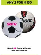 Shoot Or Game Stitched PVC Soccer Ball-For 2