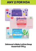 Johnson's Baby Lotion Soap Assorted-For 2 x 175g