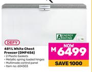 Defy 481L White Chest Freezer DMF456