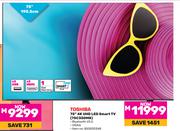 Toshiba 75" 4K UHD LED Smart TV 75C350MN