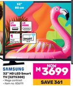 Samsung 32" HD LED Smart TV 32T5300