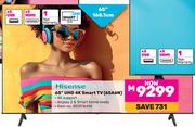 Hisense 65" UHD 4K Smart TV 65A6N