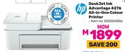 HP Deskjet Ink Advantage 4276 All In One Colour Printer