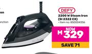 Defy 2200W Steam Iron SI 2322 CX