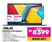Asus Intel Core i3 Laptop