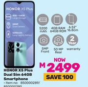 Honor X5 Plus Dual Sim 64GB Smartphone