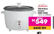 Sunbeam 700W Rice Cooker SRC-000