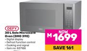 Defy 30L Solo Microwave Oven DMO 390