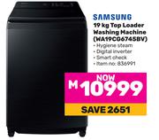 Samsung 19Kg Top Loader Washing Machine WA19CG6745BV