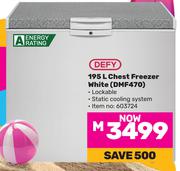 Defy 195L Chest Freezer White DMF470