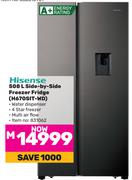 Hisense 508L Side By Side Freezer Fridge H670SIT-WD