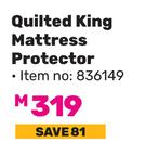 Always Home King Quilted Mattress Protector