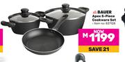 Bauer Apex 5 Piece Cookware Set