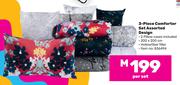 3 Piece Comforter Set Assorted Design-Per Set