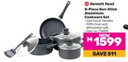 Bennett Read 8 Piece Non Stick Aluminium Cookware Set