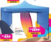 Ozark Trail 3 x 3m Gazebo With 2 Side Panel