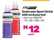 Nutritech Endurade Sport Drink Assorted-630ml Each