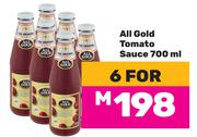 All Gold Tomato Sauce-For 6 x 700ml