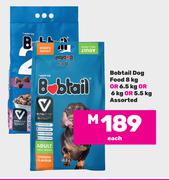 Bobtail Dog Food 8Kg Or 6.5Kg Or 6Kg Or 5.5Kg Assorted-Each