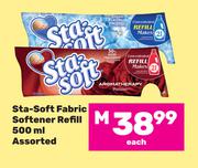 Sta Soft Fabric Softener Refill Assorted-500ml Each