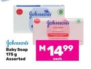 Johnson's Baby Soap Assorted-175g Each