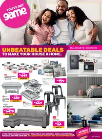 Game Lesotho : Unbeatable Deals To Make Your House A Home (15 May - 28 May 2025)