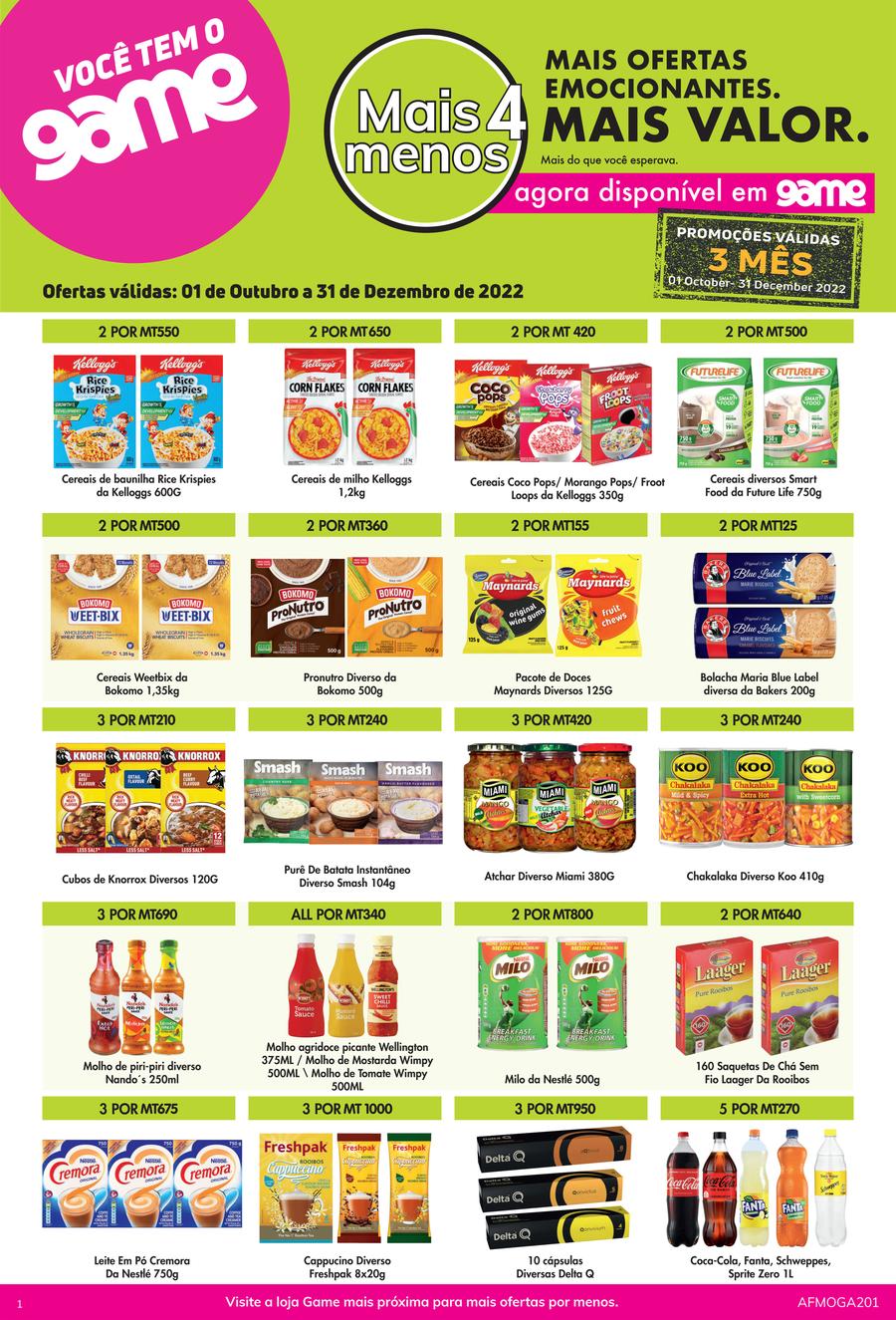 Game Mozambique : More 4 Less (1 October - 31 December 2022) — m.guzzle