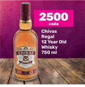 Chivas Regal 12 Year Old Whisky-750ml cada