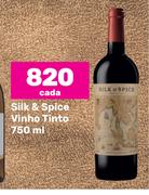 Silk & Spice Vinho Tinto-750ml cada