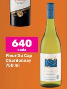Fleur Du Cap Chardonnay-750ml cada