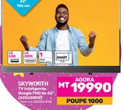 Skyworth TV inteligente Google FHD de 42" 42E6500G (850021490)