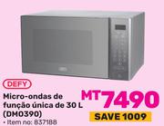 Defy 30L Micro ondas de funcao unica de DMO390 (837188)