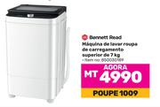 Bennett Read Maquina de lavar roupa de carregamento Superior de 7Kg (850030189)