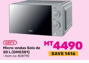 Defy 20L Micro ondas solo de DMO381 (808790)