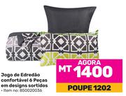 Jogo de Edredao confortavel 6 Pecas em designs sortidos (850020036)