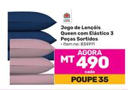 Always Home jogo de Lencois Queen com Elastico 3 Pecas Sortidos (834911)