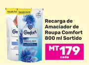 Comfort Recarga de Amaciador de Roupa Sortido-800ml cada