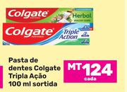 Colgate Tripla Acao dentes de pasta sortida-100ml cada