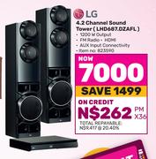 LG 4.2 Channel Sound Tower LHD687.DZAFL
