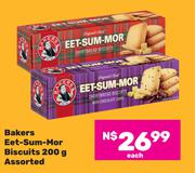 Bakers Eet-Sum-Mor Biscuits Assorted-200g Each