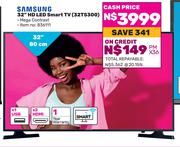 Samsung 32" HD LED Smart TV 32T5300