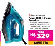 Russell Hobbs Power 2000W Steam Spray Iron