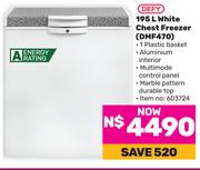 Defy 195L White Chest Freezer DMF470
