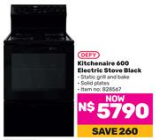 Defy Kitchenaire 600 Electric Stove Black
