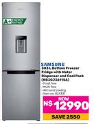Samsung 303L Bottom Freezer Fridge With Water Dispenser & Cool Pack RB30J3611SA