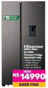 Hisense 508L Side By Side Freezer Fridge H670SIT-WD