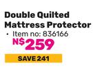 Always Home Double Quilted Mattress Protector