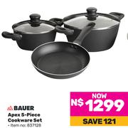 Bauer Apex 5 Piece Cookware Set